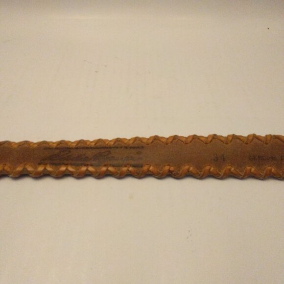 Vintage Eddie Bauer leather belt - Picture 2 of 3